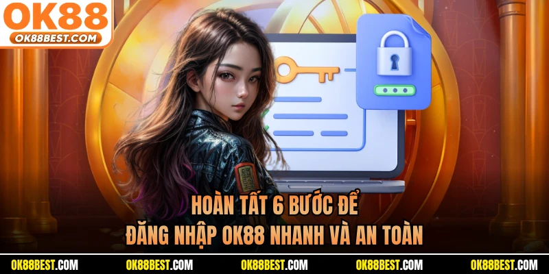 Hoàn tất 6 bước để đăng nhập OK88 nhanh và an toàn