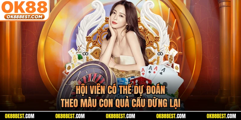 Hội viên có thể dự đoán theo màu con quả cầu dừng lại